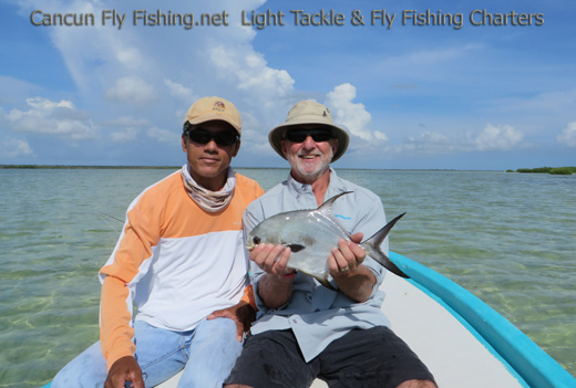 Cancun Fly Fishing! Pictures of fly fishing in Cancun and Isla Blanca